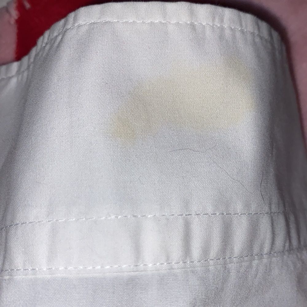 Solid White Talbots Stretch Convertible Blouse - image 5